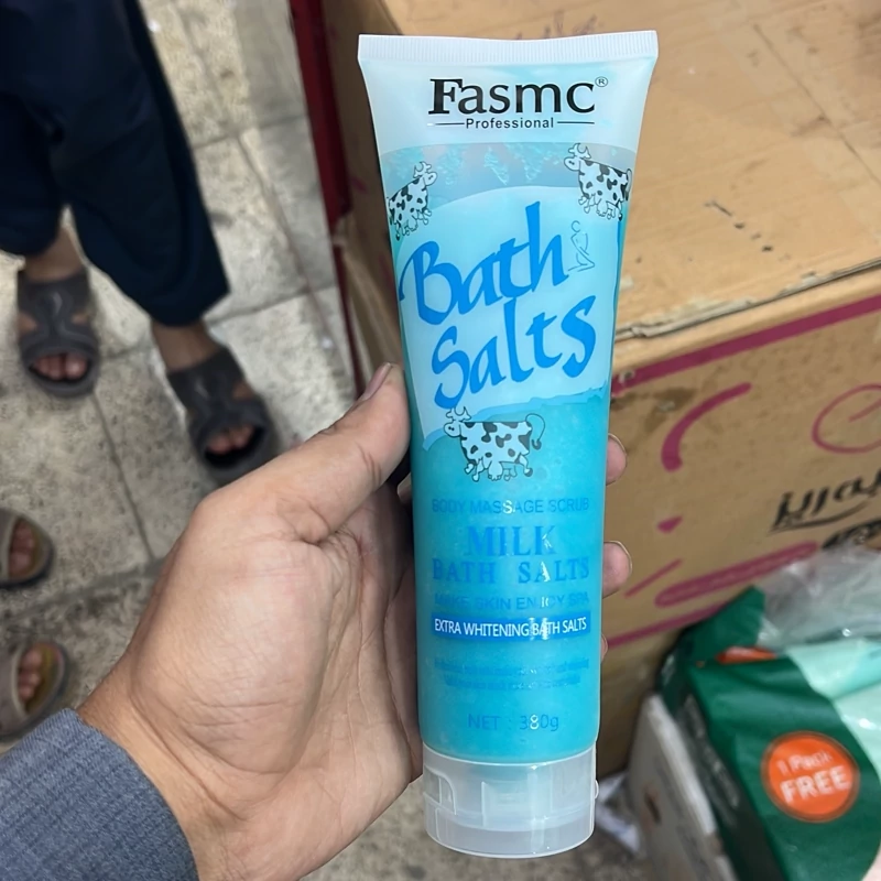 نمک بدن شیر گاو fasmc (لایهبردار، روشن کننده)