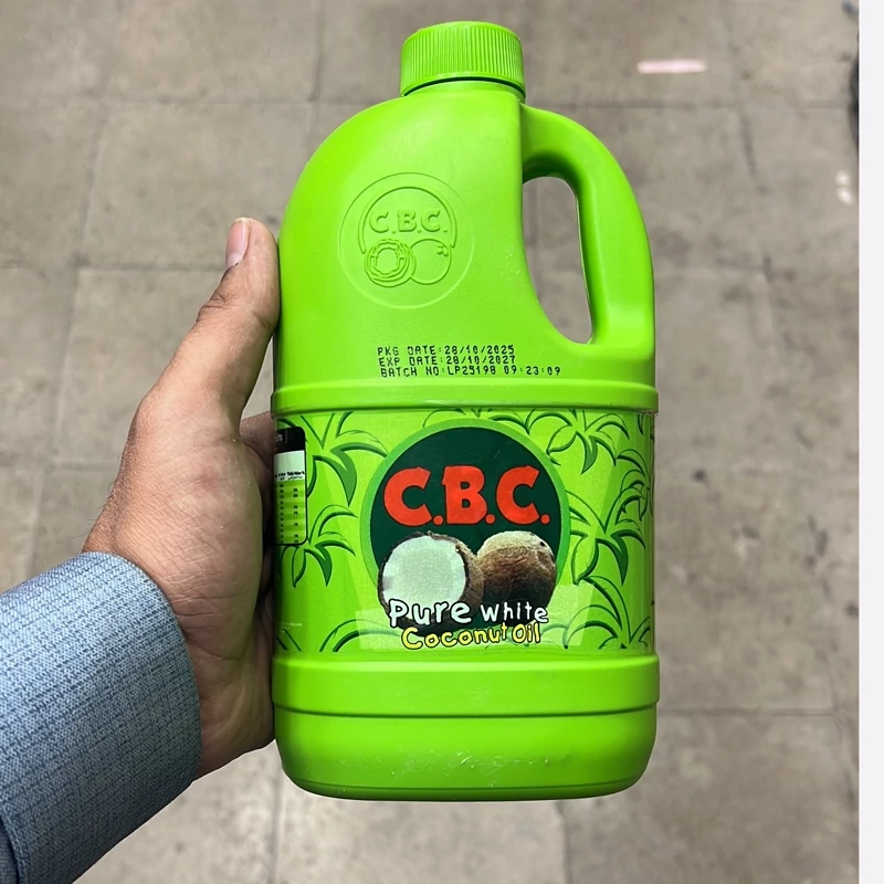 روغن نارگیل C.B.C درجه یک گالنی (مخصوص پوست و مو)