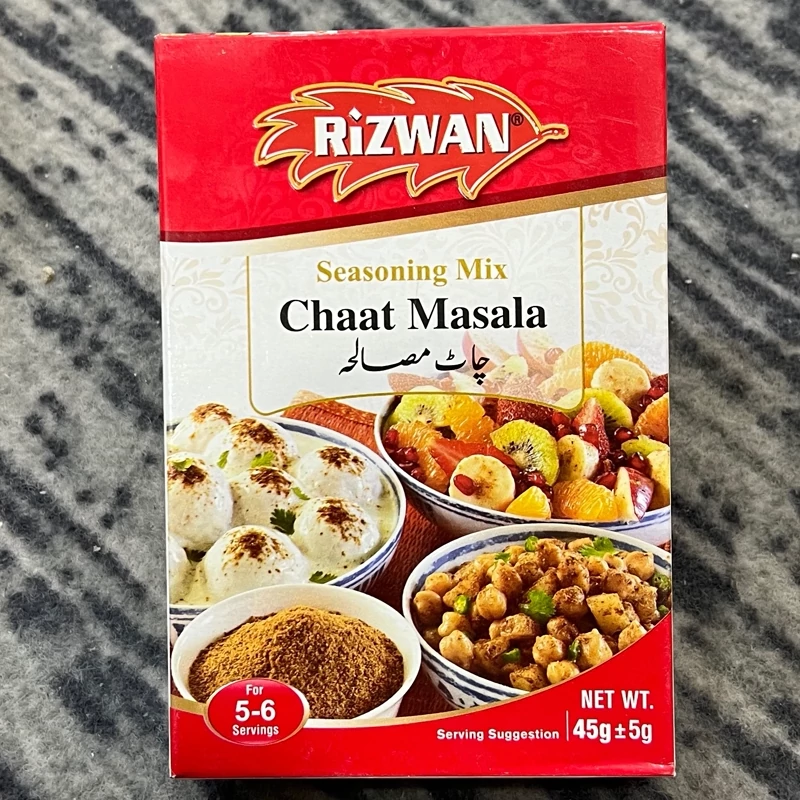ادویه چات ماسالا (پاکستانی) رضوان 50 گرم