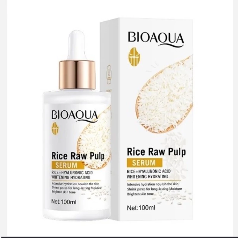 سرم برنج بیواکوا (Bioaqua) 100 میل سفیدکننده و آبرسان قوی