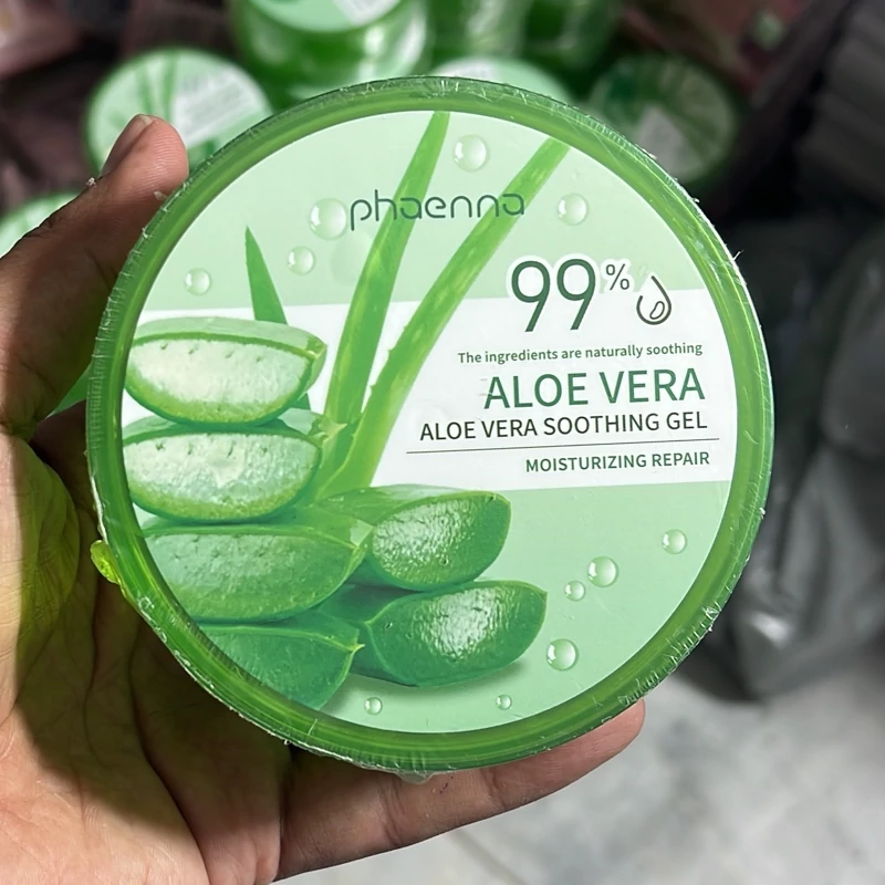 ژل آلوئه ورا انگلیسی اصلی 99% (آبرسان، مرطوب کننده، ضد جوش)