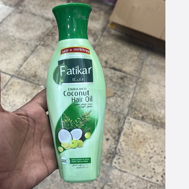 روغن مو (مغذی) نارگیل فاتیکا غنی شده با آملا و لیمو هندی