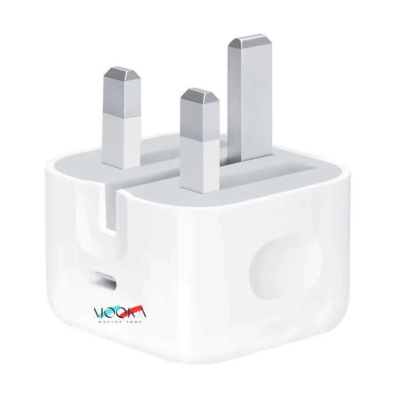 شارژر 20 وات اصلی اپل آیفون Apple 20W 3pin Power Adapter