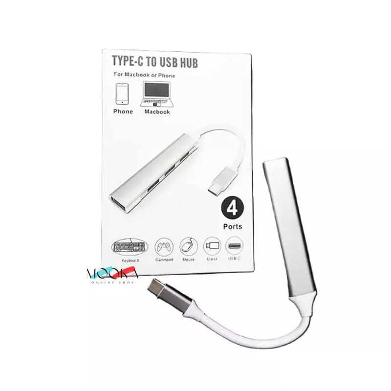 هاب USB-C چهار پورت مدل C-809