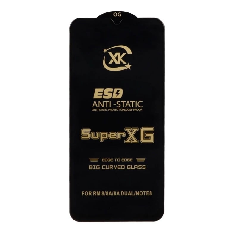 گلس گوشی شیائومی شیشه ای فول کاور ESD Super X G آنتی استاتیک اورجینال برای Redmi Note 8 / Redmi Note 8 2021 ارسال رایگان