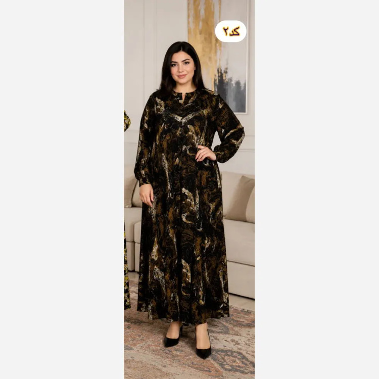 پیراهن ساحلی زنانه نخی فری سایز مناسب شیردهی بلند جیب دار