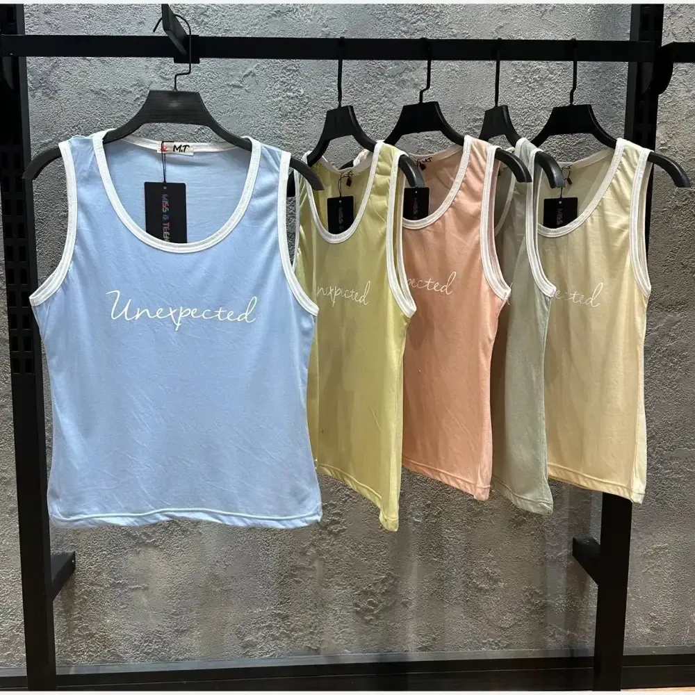 تاپ زنانه دخترانه پنبه رنگی پاستیلی فری سایز