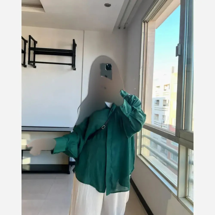 شومیز زنانه مدل مدادرنگی جنس وال اسلپ قد 75 سایز 36 تا 46