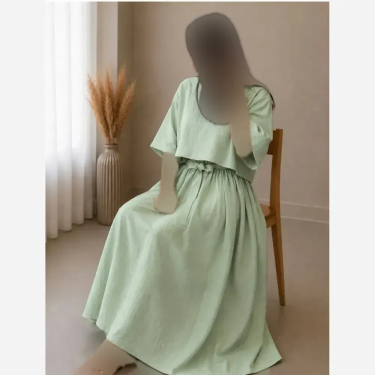 کت و شلوار زنانه مدل عروسک جنس مازراتی شلوار بگ سایز فری تا 48