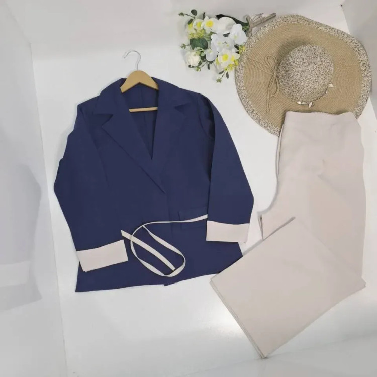 کت دامن پاپیون جنس مازراتی فری سایز تا 46