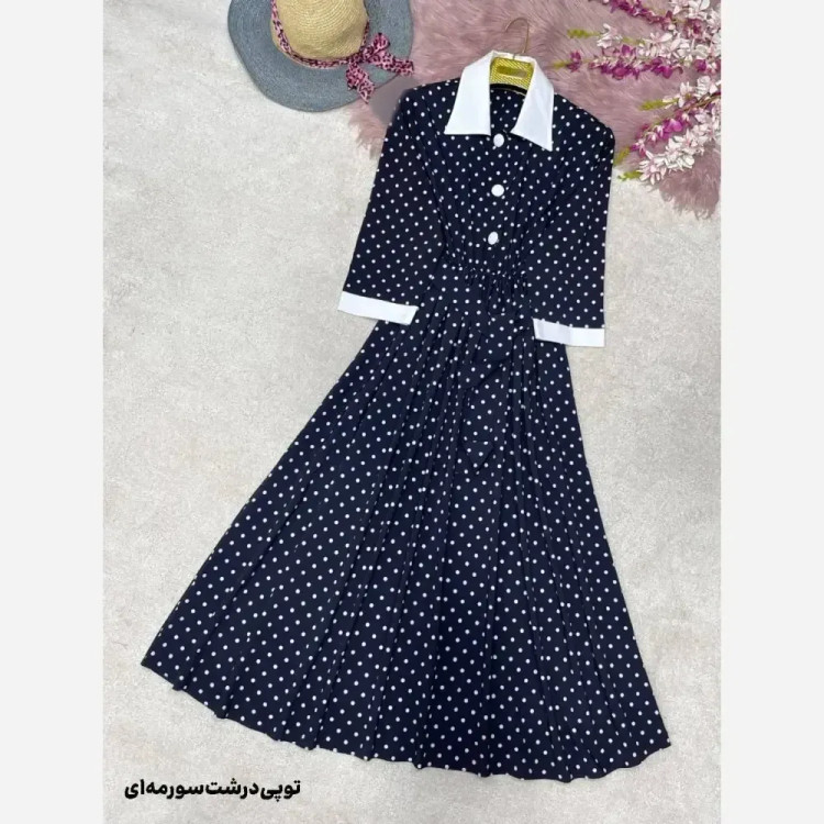 ست سه تیکه کت کرپ مازراتی و دامن تور فری سایز
