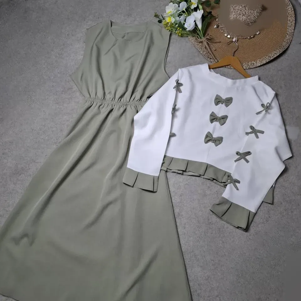 ست سه تیکه آیلین شلوار و وست مازراتی شومیز داکرون فری سایز تا 46 در رنگ های بنتون نسکافه ای آبی زرشکی