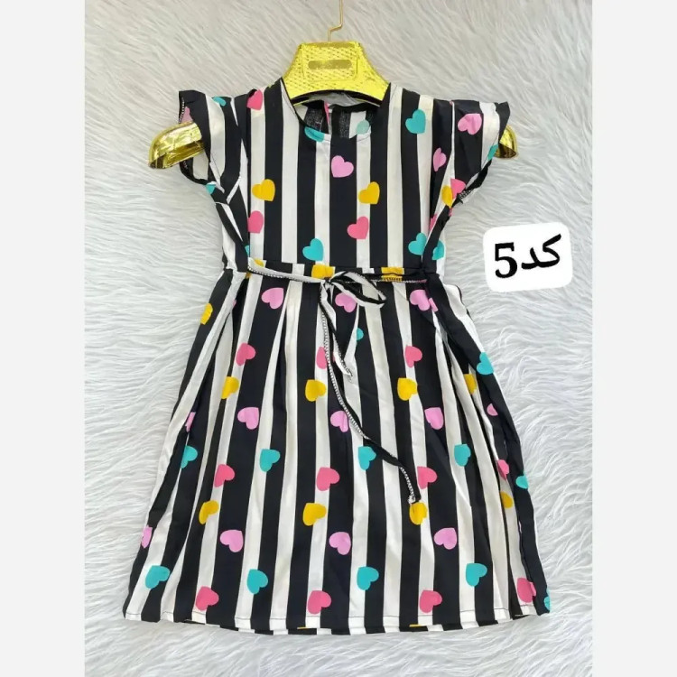 ست تیشرت شلوارک دخترانه طرح پروانه مدل لش جنس پنبه و جین کاغذی سایز 40 تا 65