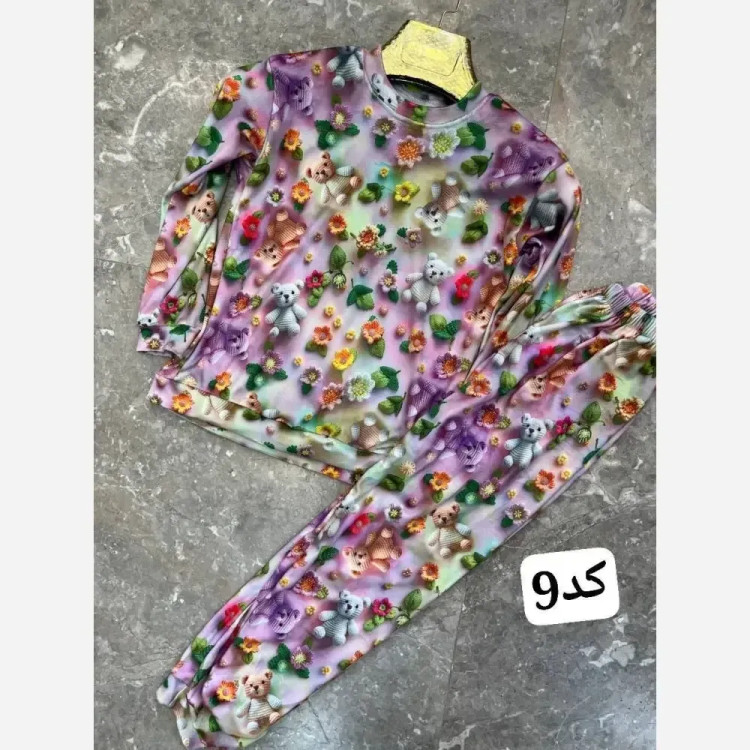 بلوز و شلوار بچگانه مخمل وارداتی نرم و لطیف مناسب سن 1 تا 8 سال
