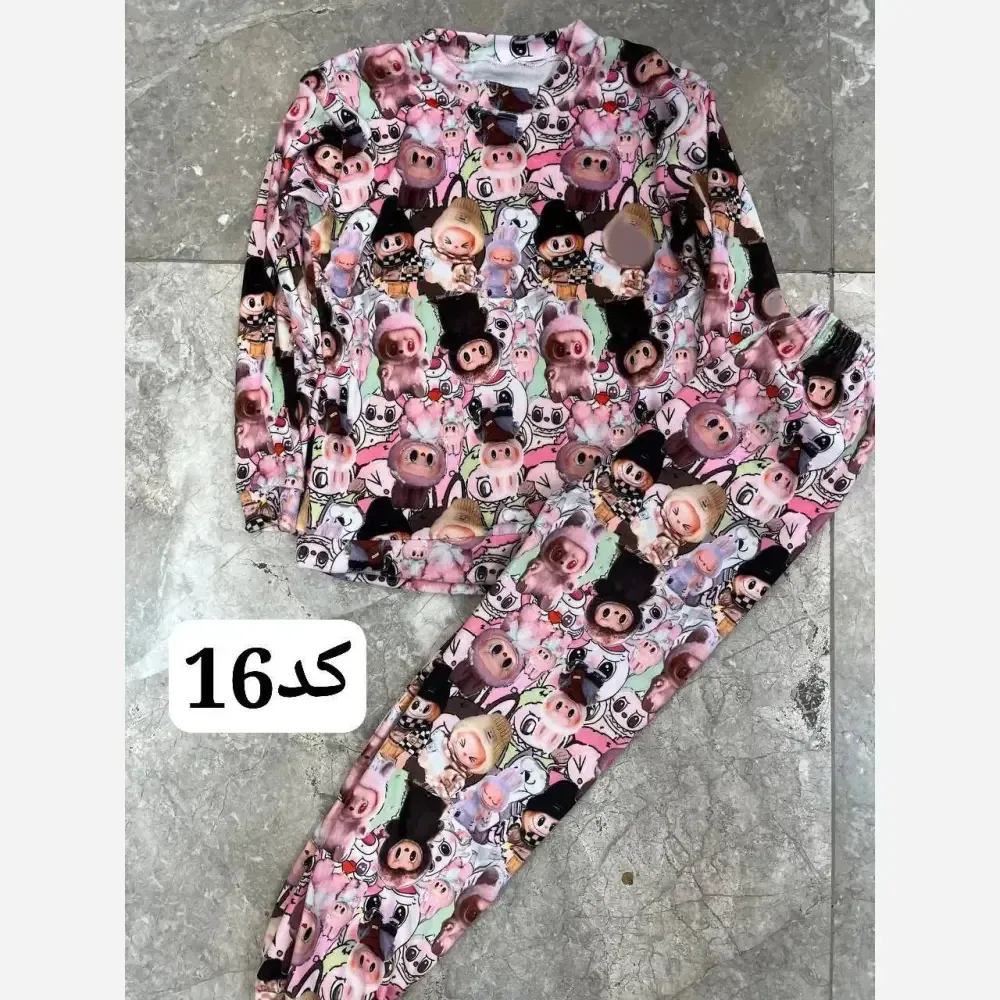 بلوز و شلوار بچگانه مخمل وارداتی نرم و لطیف مناسب سن 1 تا 8 سال