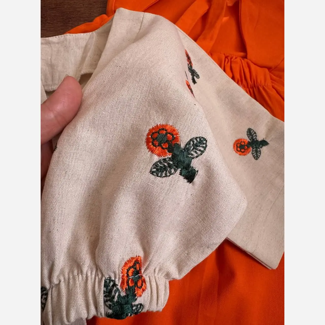 ست اورال و رویه دخترانه لینن مناسب 2 تا 7 سال