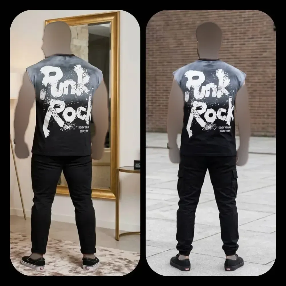وست مردانه نخ پنبه Rnk Rock رنگ مشکی