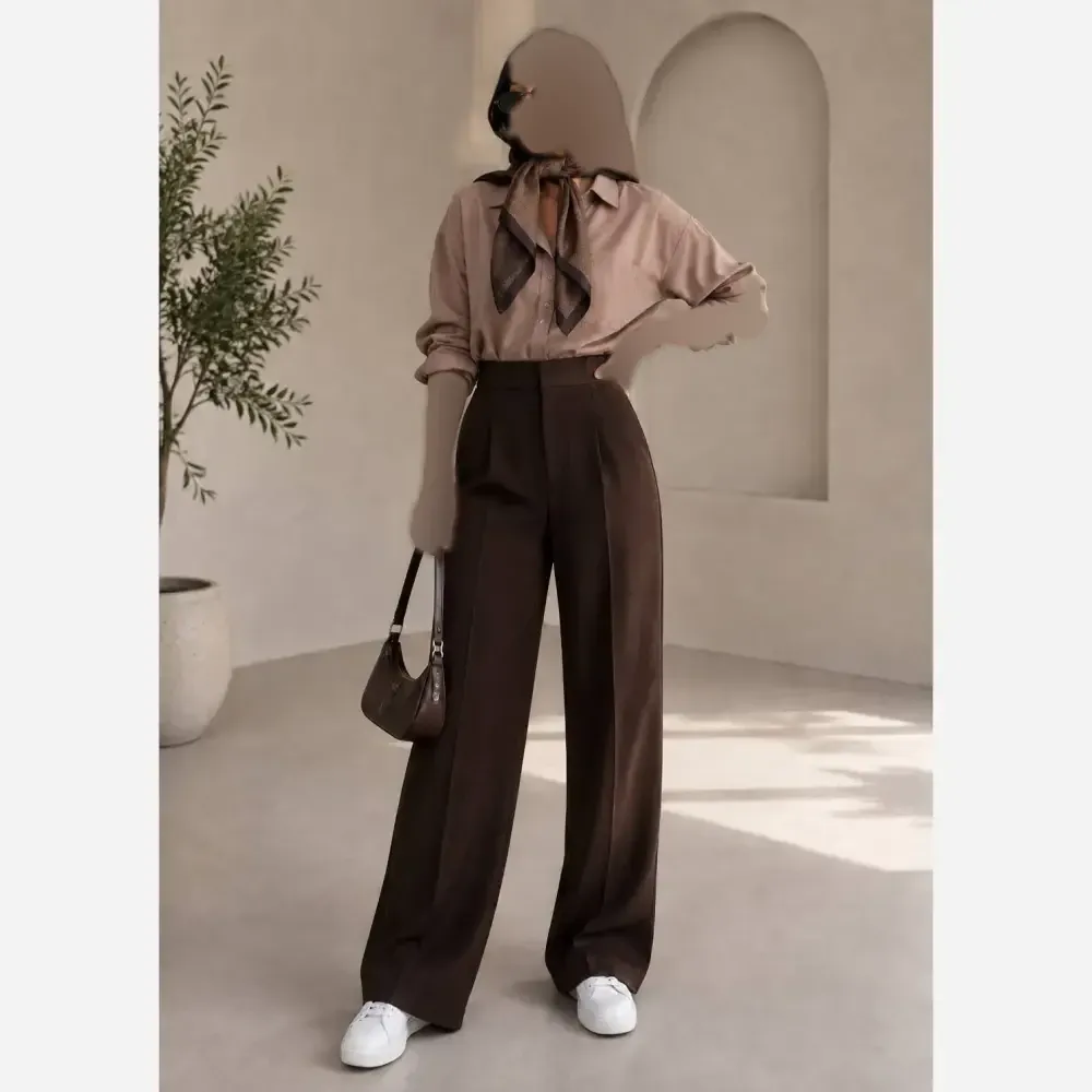 شلوار بگ مازراتی زنانه درجه یک رنگ مشکی سرمه ای قهوه ای سایز 1 تا 4