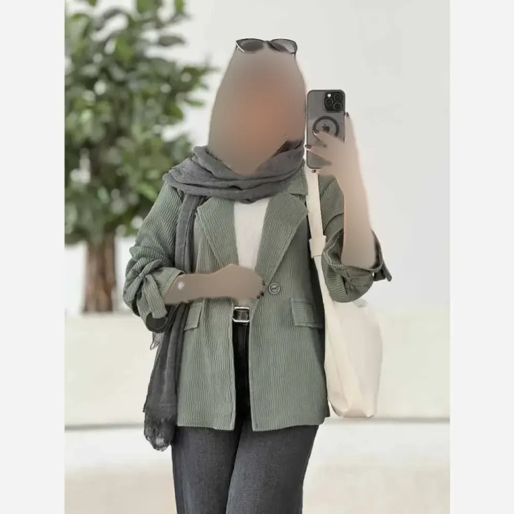 کت زنانه کیانا جنس اطلسی درجه یک فری سایز