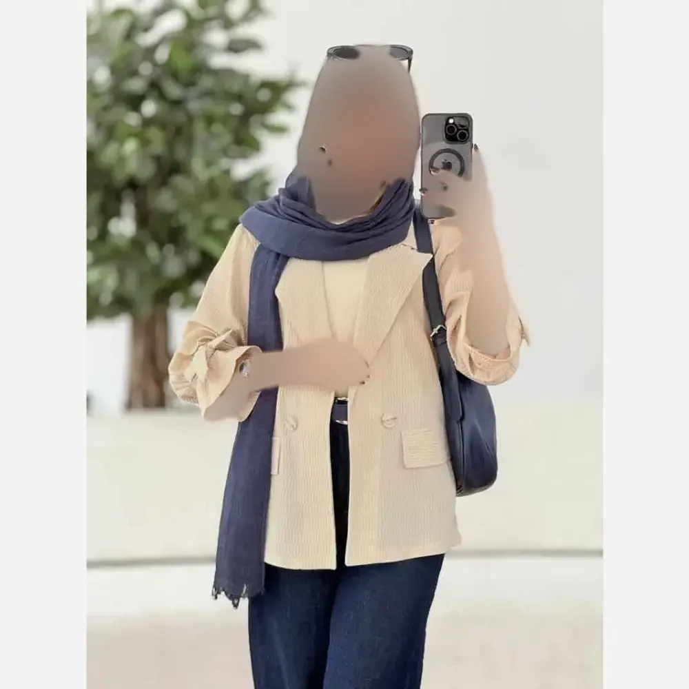 کت زنانه کیانا جنس اطلسی درجه یک فری سایز