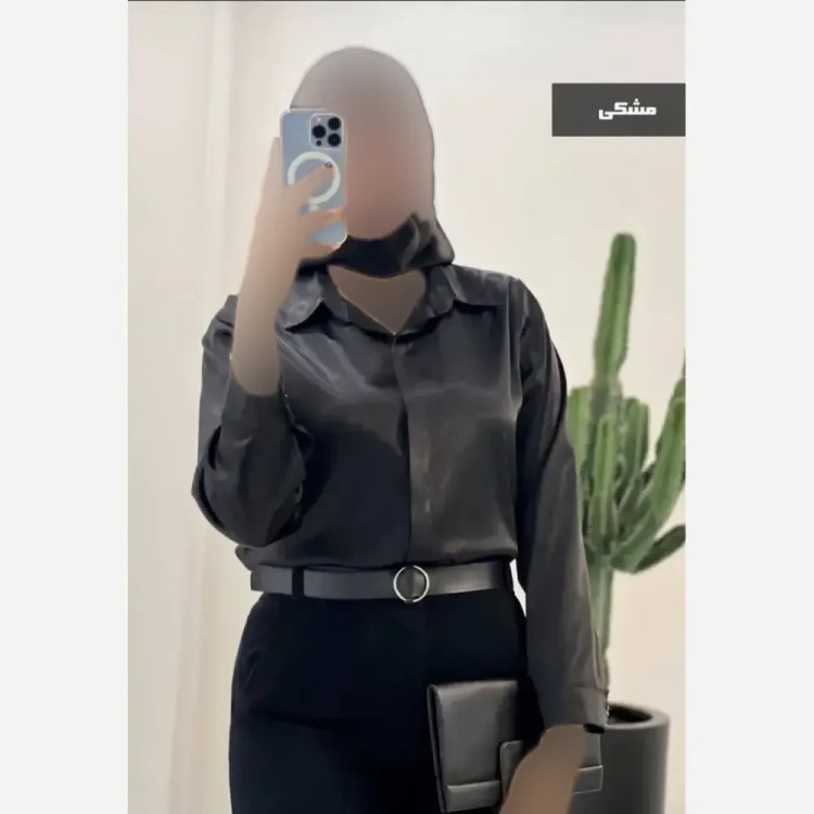 شومیز ساتن فرانسه ضخیم زنانه رنگی سایز 36 تا 46