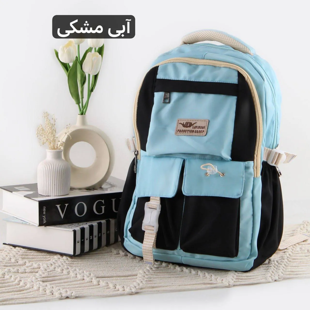 کوله پشتی بچگانه و مدرسه دیبا ابعاد 40 در 30 سانتیمتر