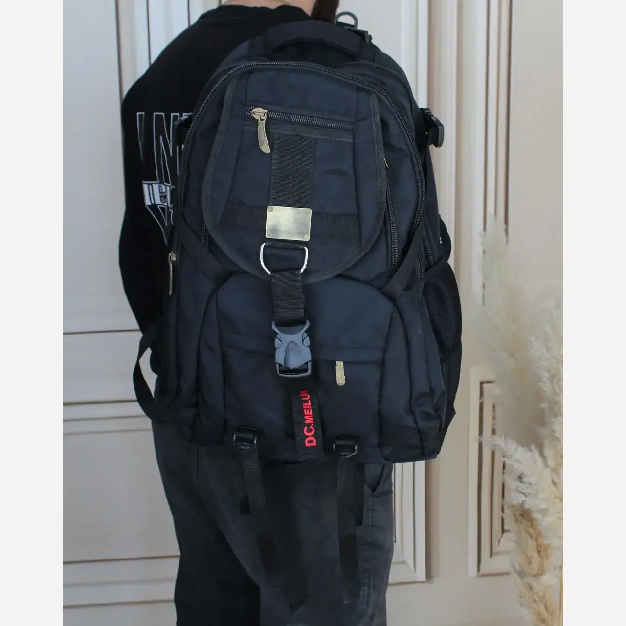 کوله پشتی اسپرت و مدرسه دانشگاهی پارچه ای با ابعاد 57x38x18 سانتیمتر