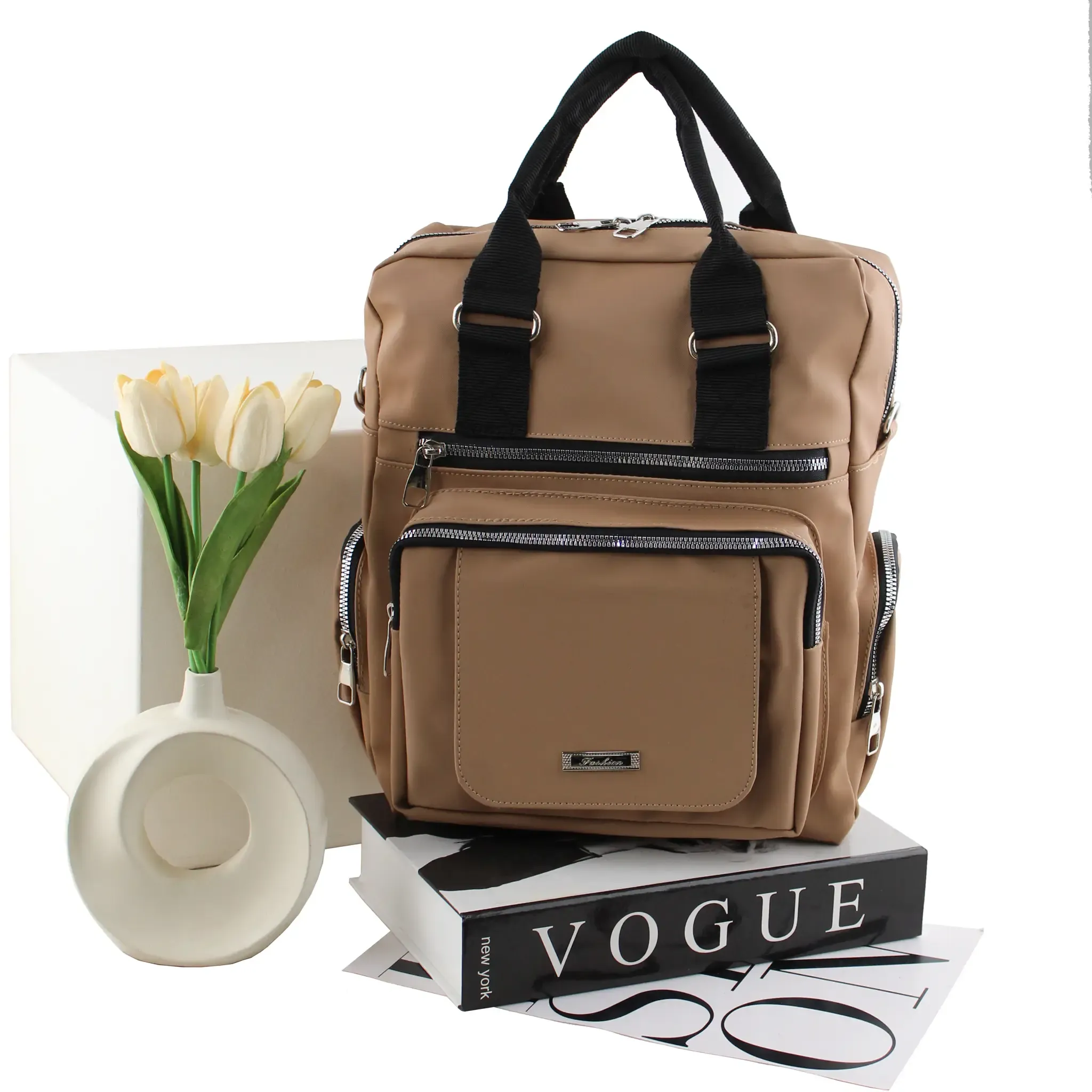 کوله پشتی اسپرت و روزمره پارچه ای ابعاد 40 در 27 در 15 سانتیمتر