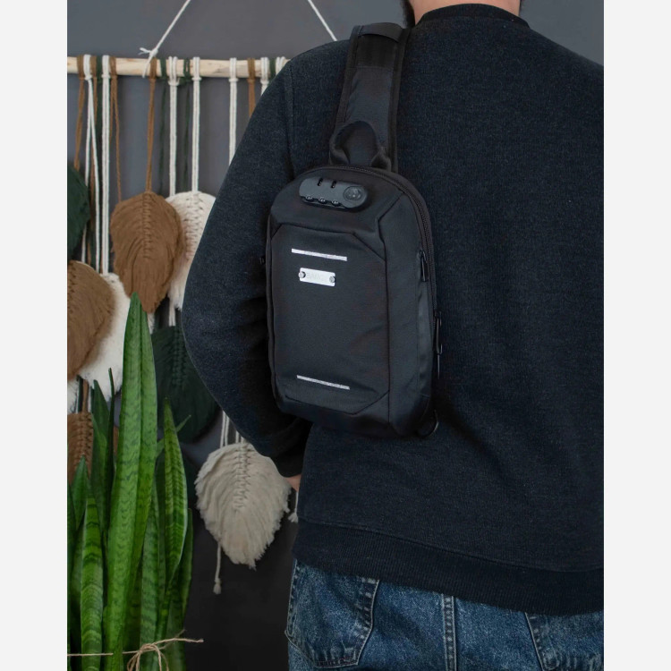 کیف مردانه چرم مصنوعی اسپرت روزمره کد 7116