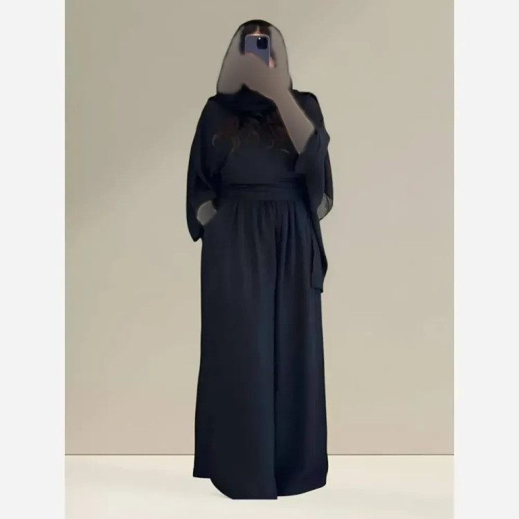 ست شومیز و شلوار زنانه مدل کاشی جنس شانتون فری سایز