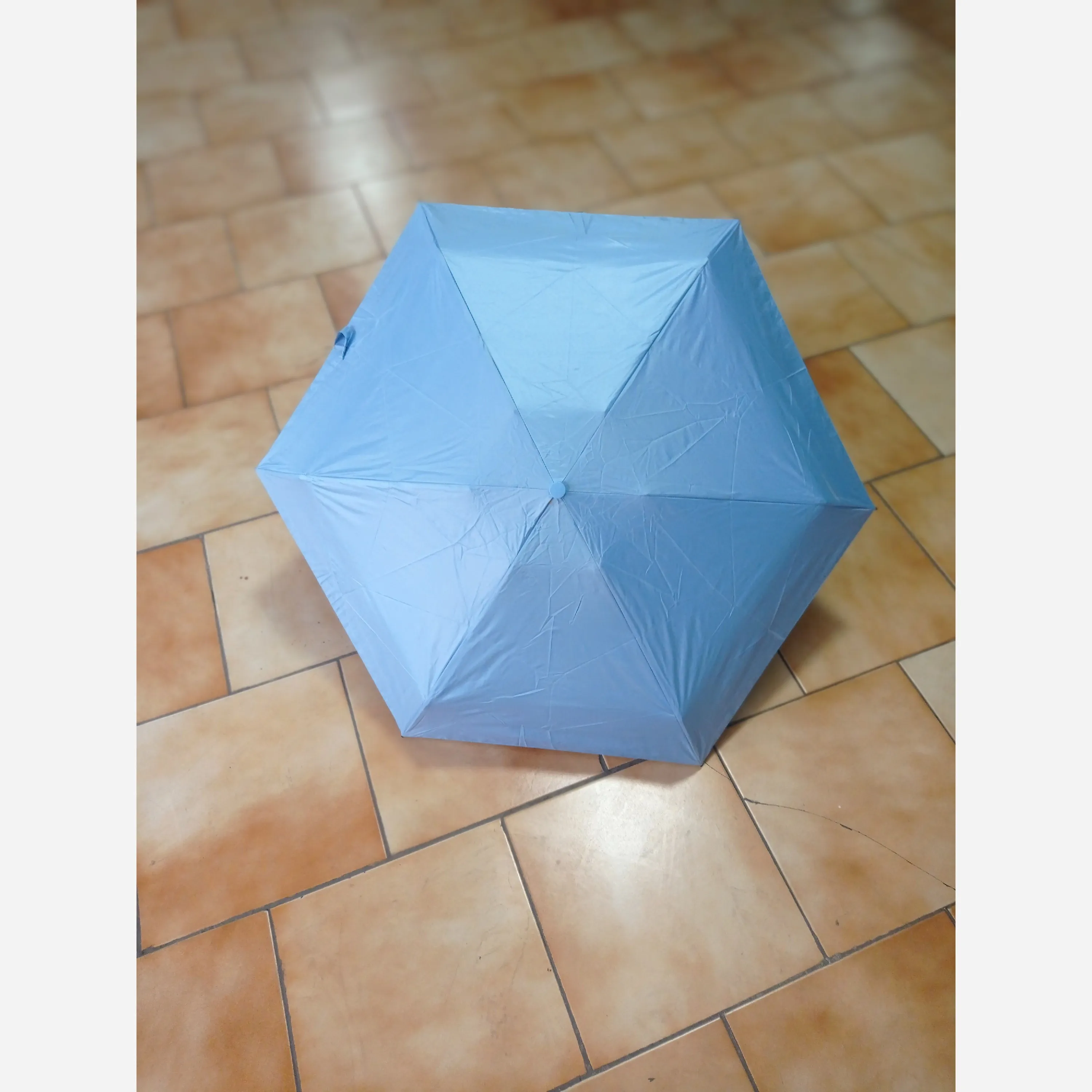 چتر جیبی کپسول دار SPF 50 ضد باد باران و آفتاب کمجا سبک مسافرتی