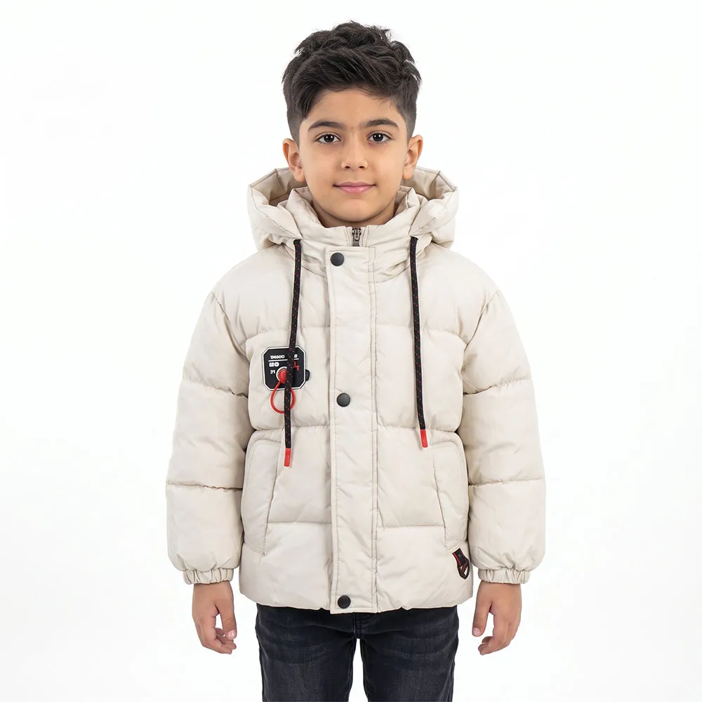 کاپشن پسرانه استخوانی آستر خز پاییزه و زمستانه