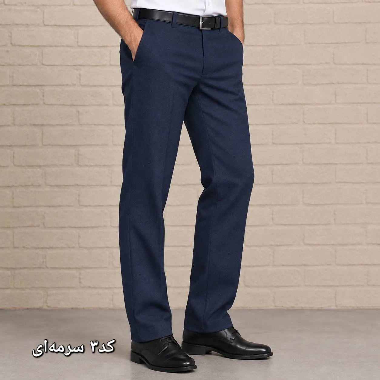 شلوار پارچه ای مردانه راسته پارچه زرین رنگ ثابت سایز 44 تا 54