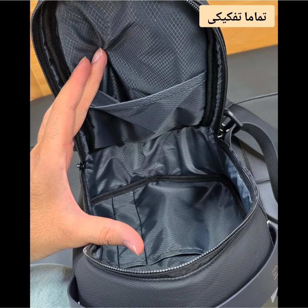بادی بگ هاردکیس بنج ضد آب پارچه اسکین وارداتی پورت تایپ C و USB دسته عینک دار