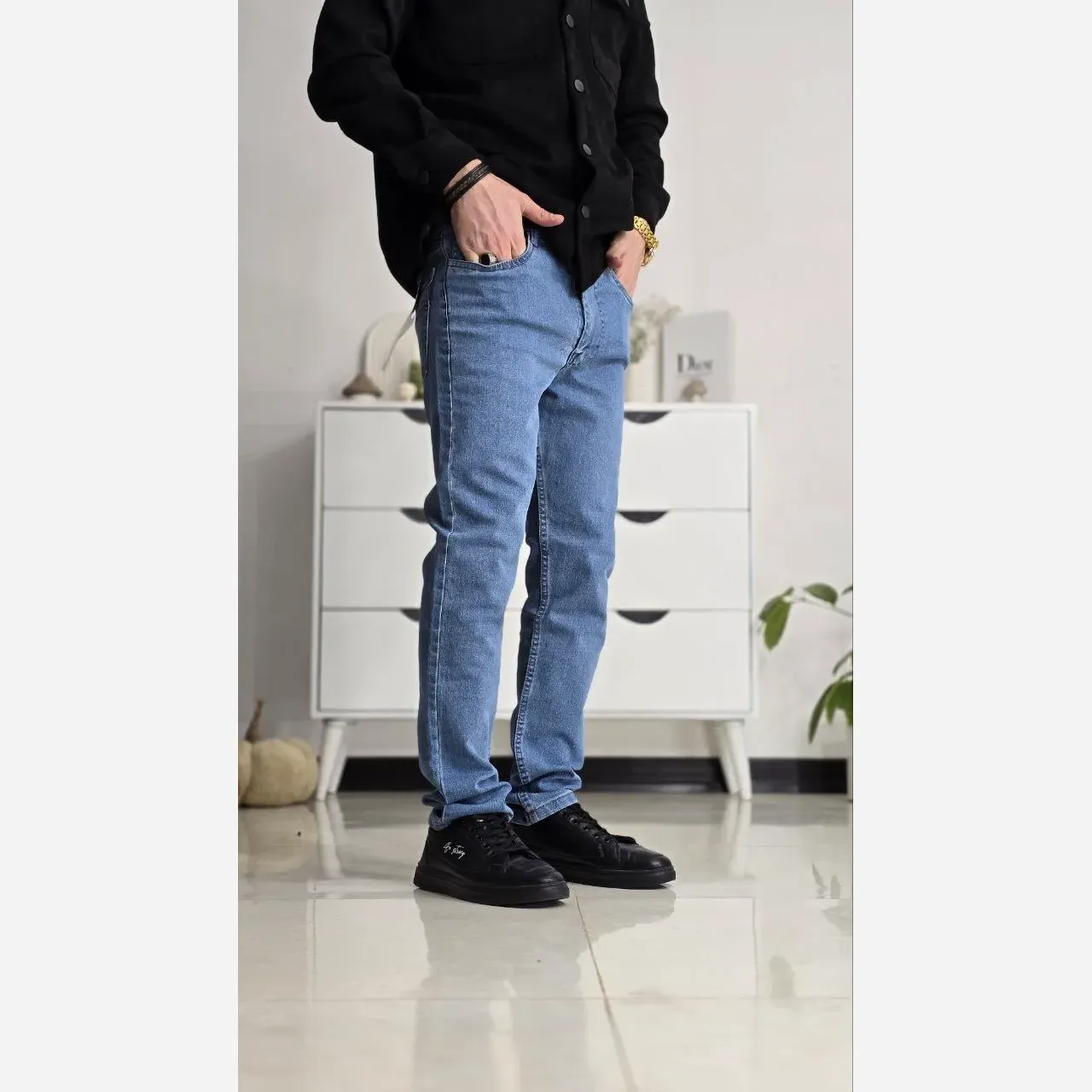 شلوار لی راسته مردانه لیوایز