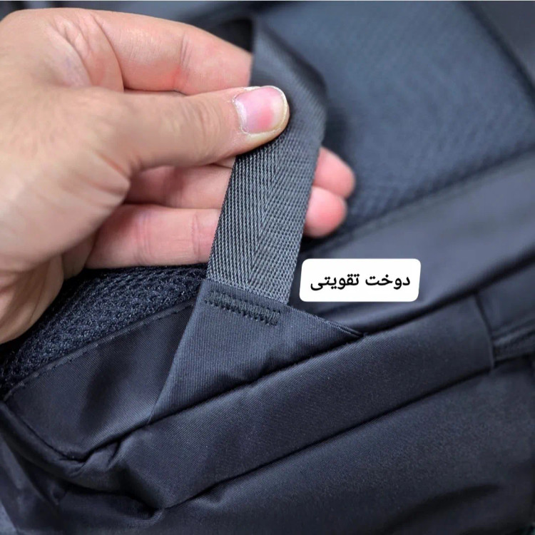 کوله پشتی لپتاپی قفل دار پورت دار ضدتعریق مناسب روزمره اداری دانشجویی دبیرستانی