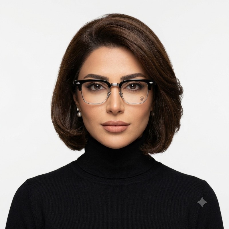 فریم عینک طبی کروم هارتز کد 8316