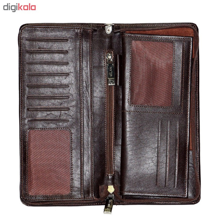 کیف دسته چک چرم بارز مدل DM76