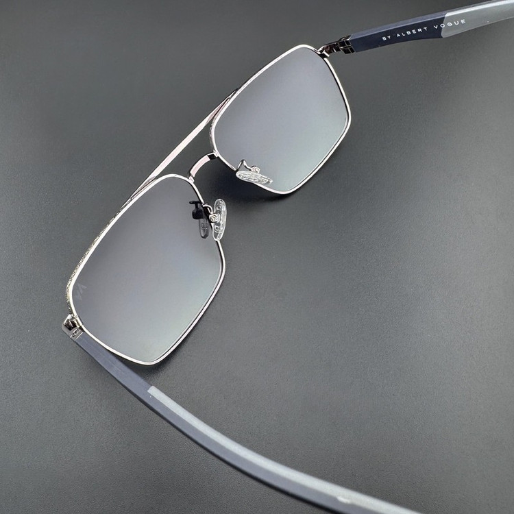 عینک آفتابی خلبانی مردانه آلبرت وگ مدل 6307C98P87 Polarized Albert Vogue