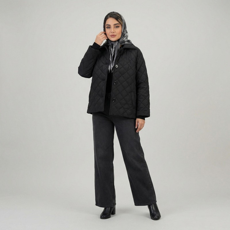 کاپشن زنانه السانا مدل فریهام کد 2425