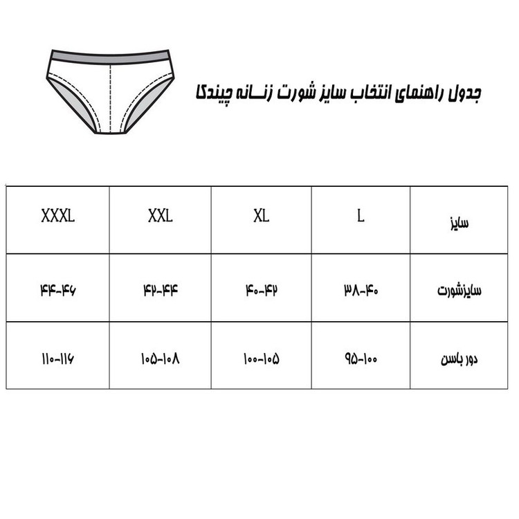 شورت زنانه چیندکا مدل پنبه کد 1002 مجموعه 6 عددی