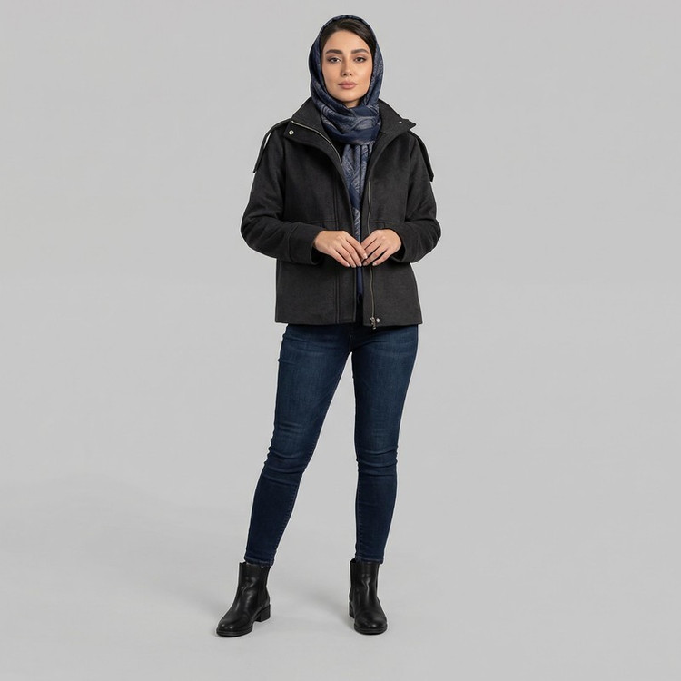 پالتو زنانه السانا مدل هیژا کد 2391