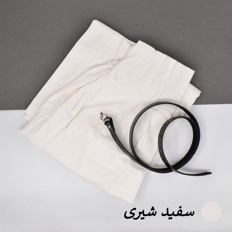 دامن شلواری زنانه لینن مدل Aura کد M5940