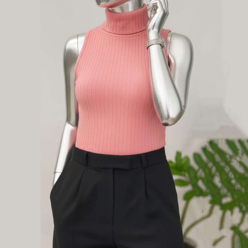 تاپ زنانه مدل یقه اسکی Charming