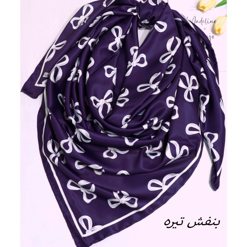 روسری زنانه مدل ابریشم توییل مجلسی محبوب کد ab458