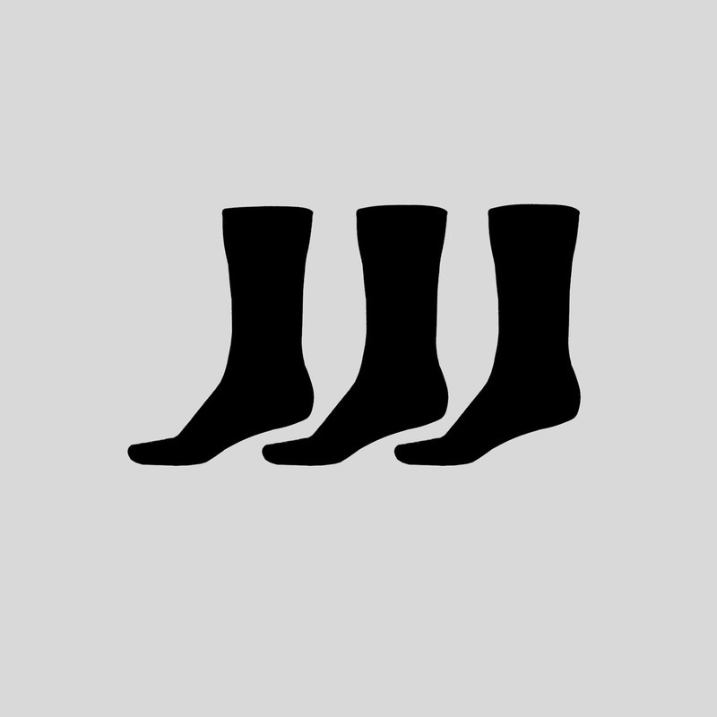 جوراب ساق بلند مردانه اسپست مدل AP-B3 مجموعه 3 عددی