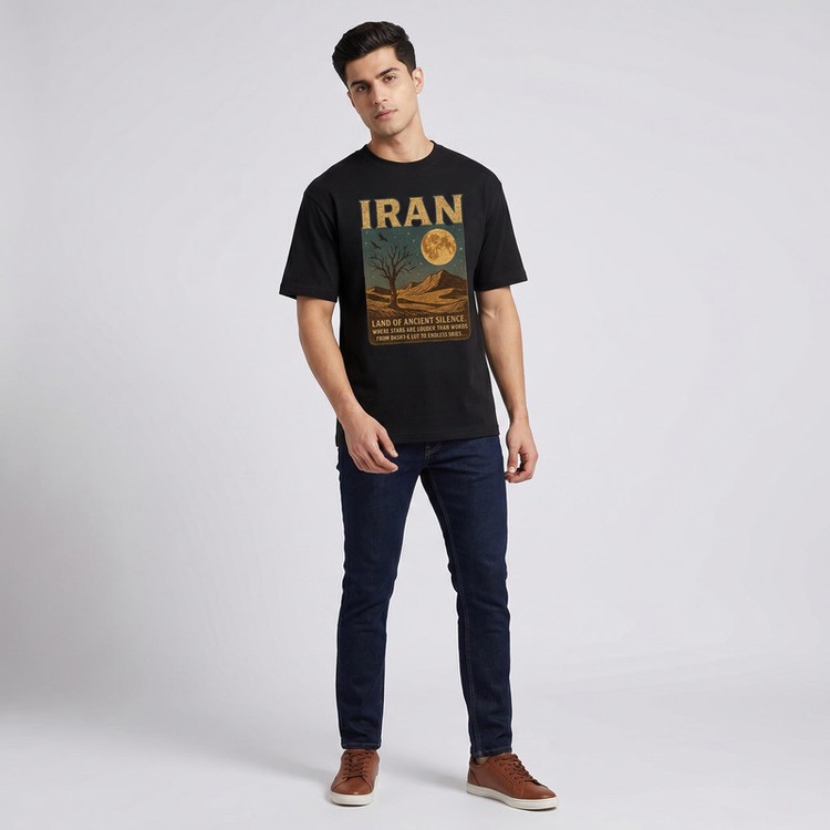 تیشرت آستین کوتاه مردانه مدل ایران زیبا کد c11
