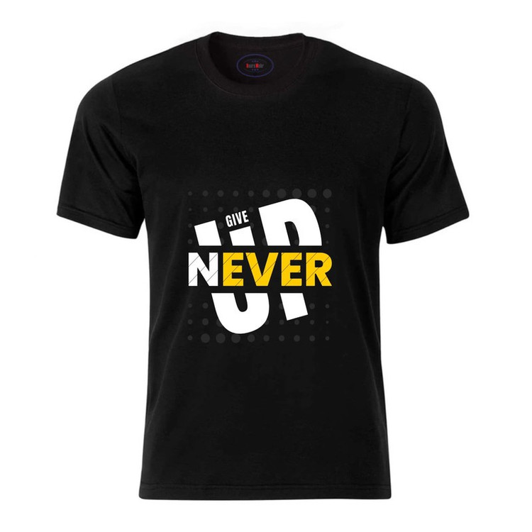 تیشرت آستین کوتاه مردانه هورا مهر مدل HM-TB-NEVER