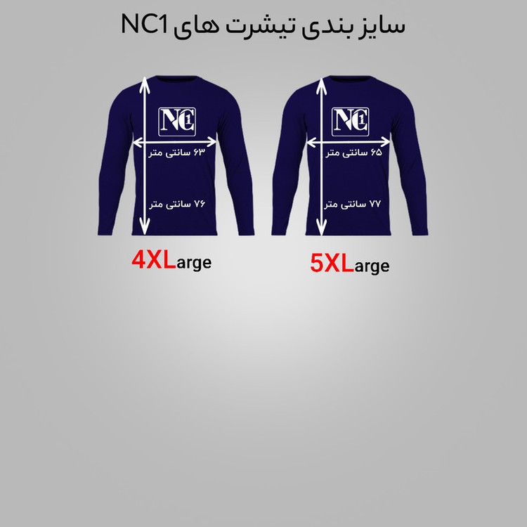 تی شرت آستین بلند مردانه مدل NC1_0370_GTAV_