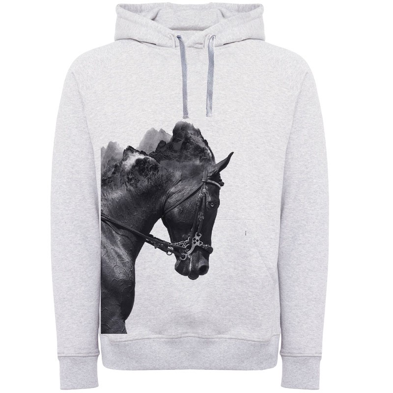 هودی مردانه مدل اسب W765